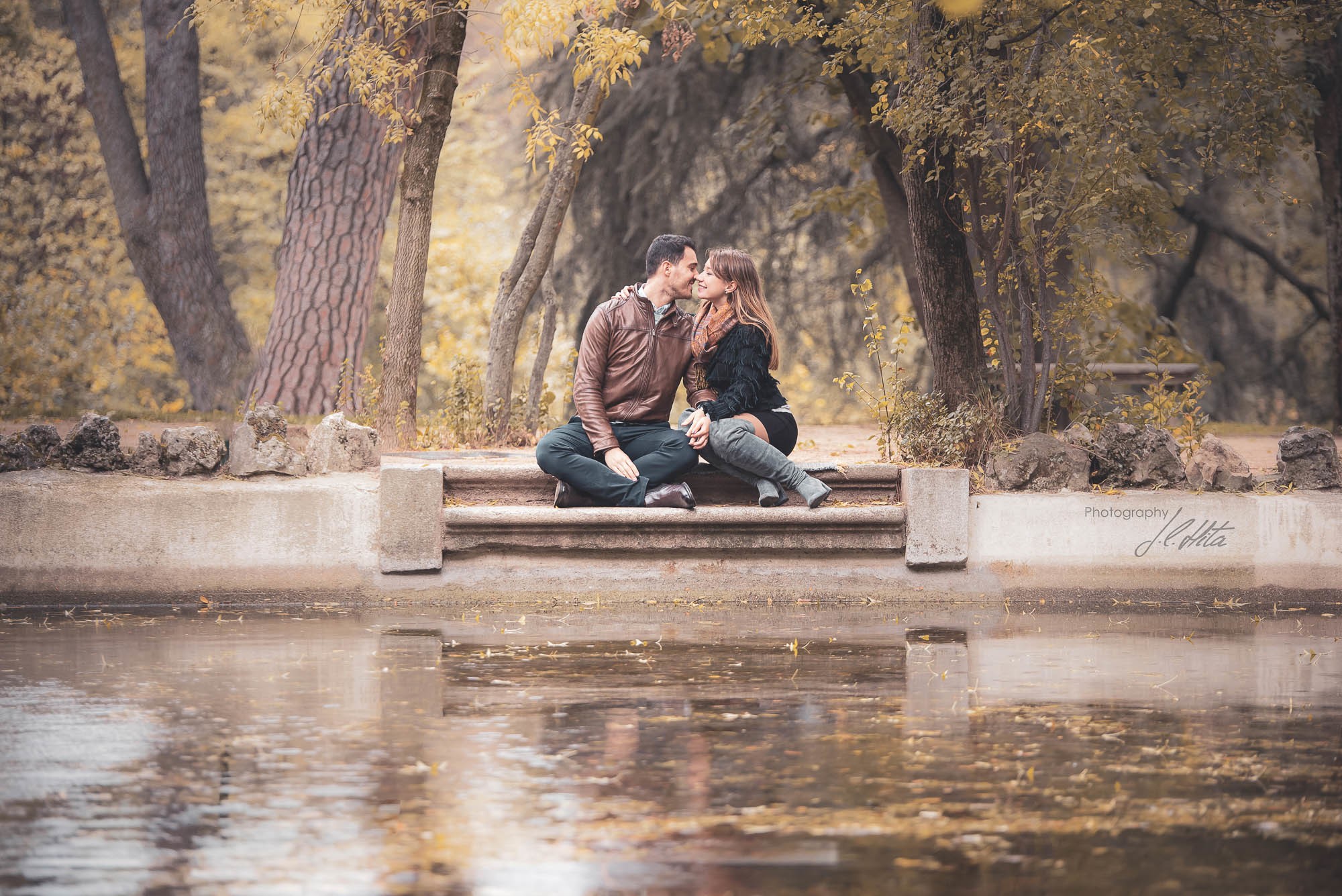 Lago del Parque del Capricho