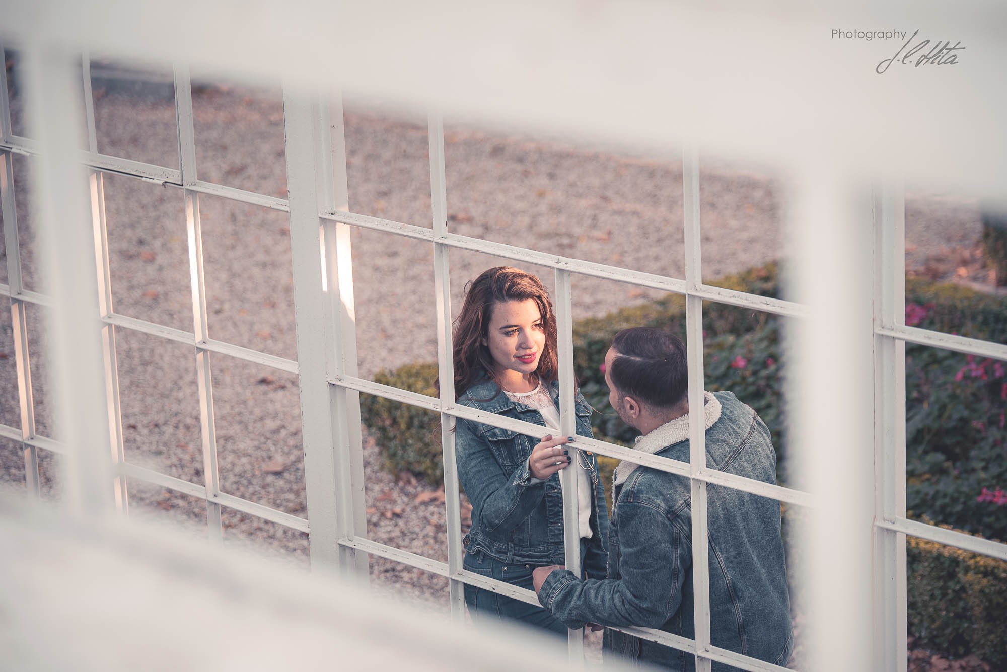 En los ventanales del parque