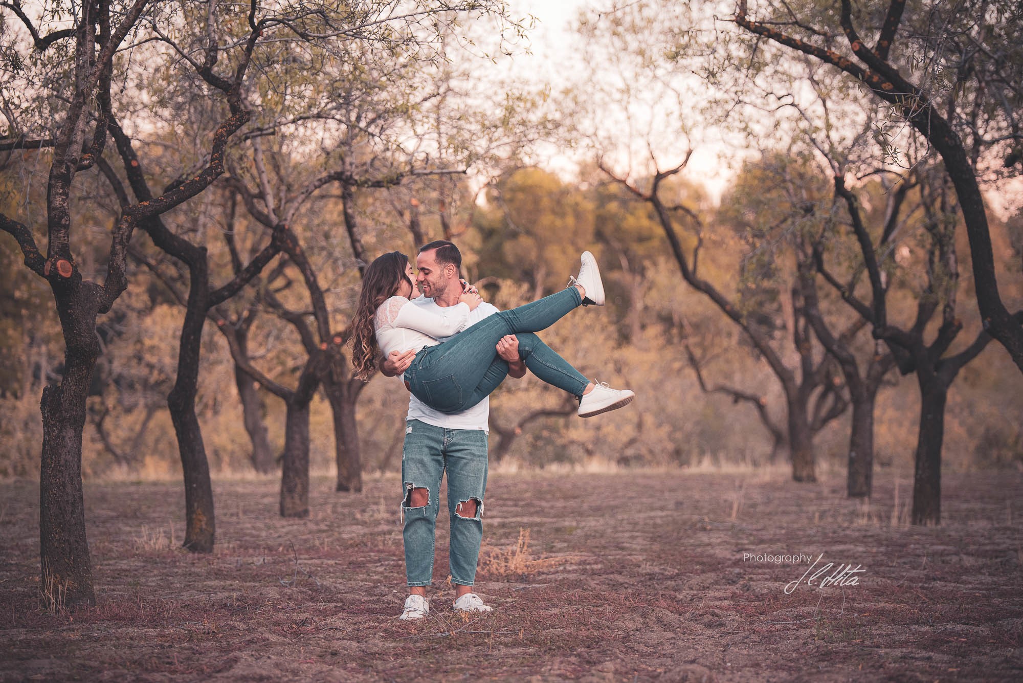 Felicidad entre los arboles