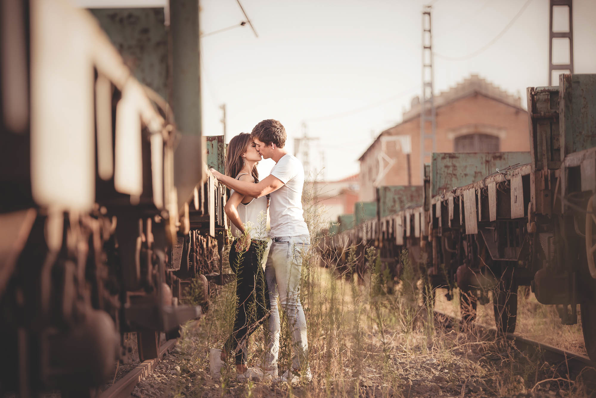 Sesión de pareja estación de humanes