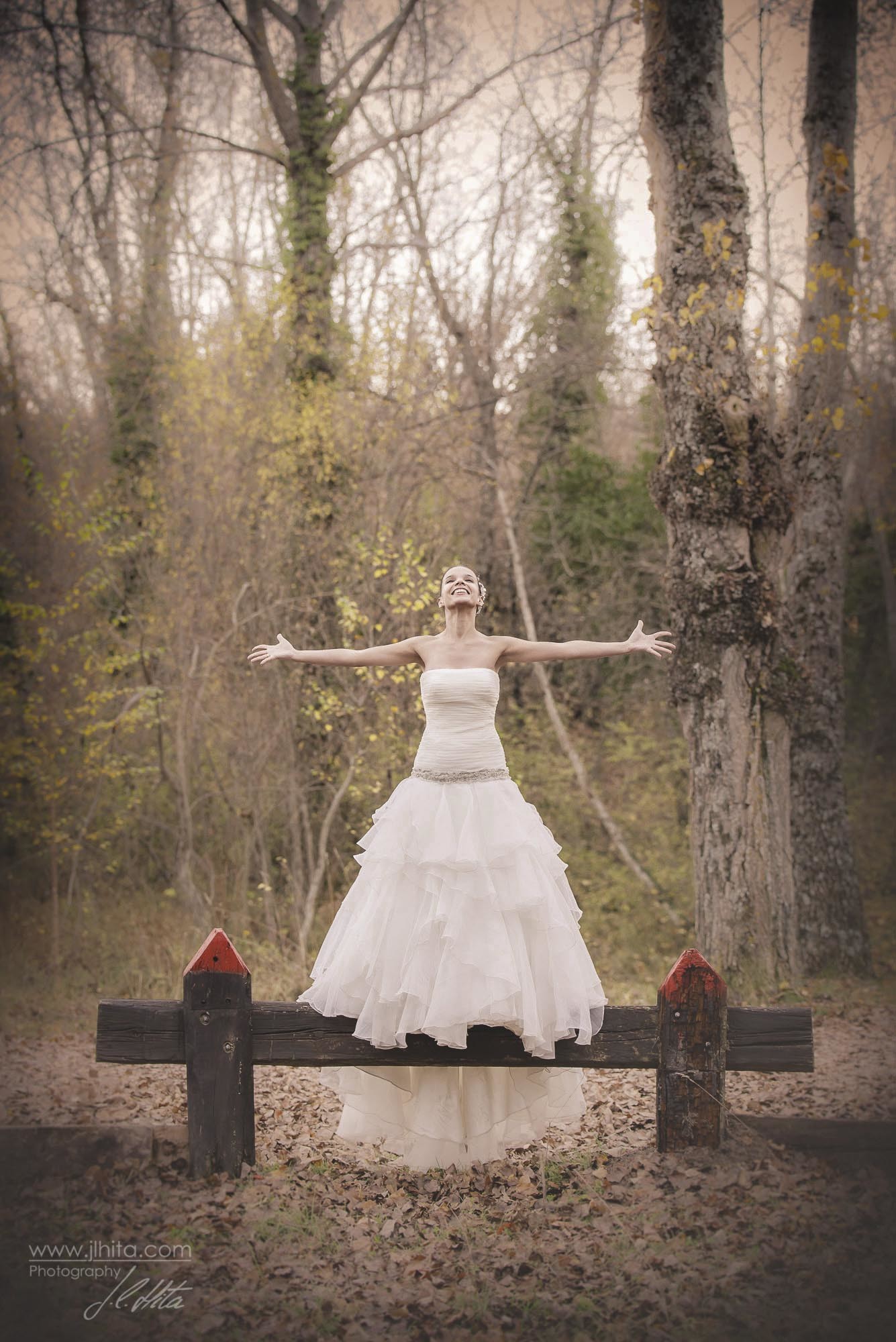 Novia en el bosque Finlandés