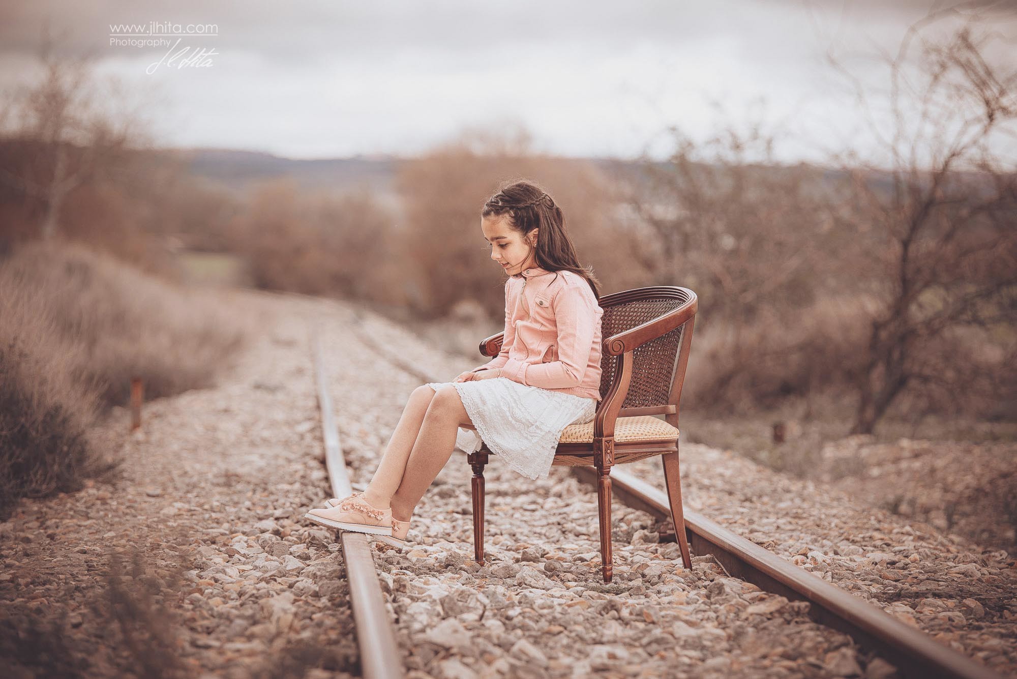 Comunión Leire vías tren