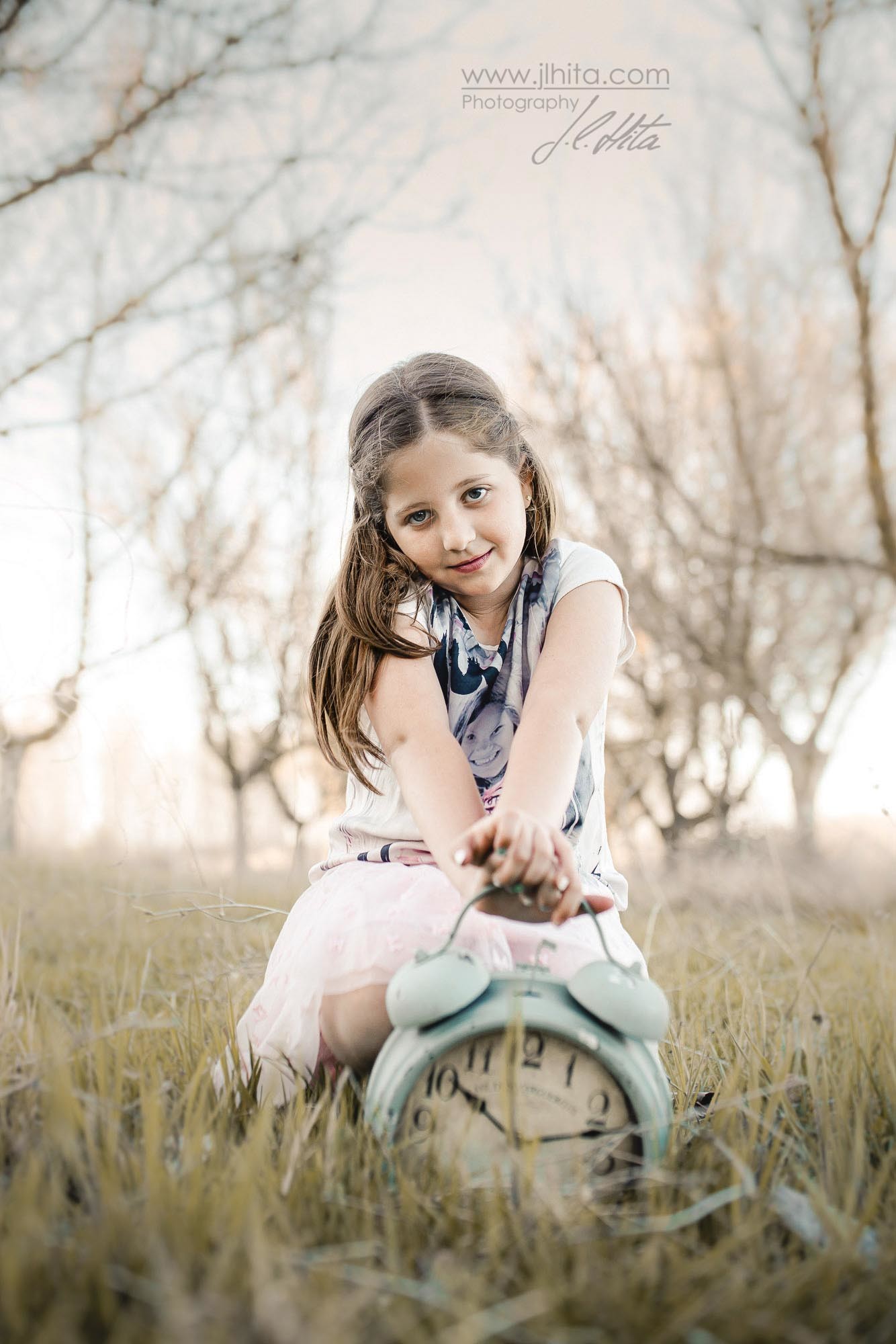 Retrato Itziar reloj