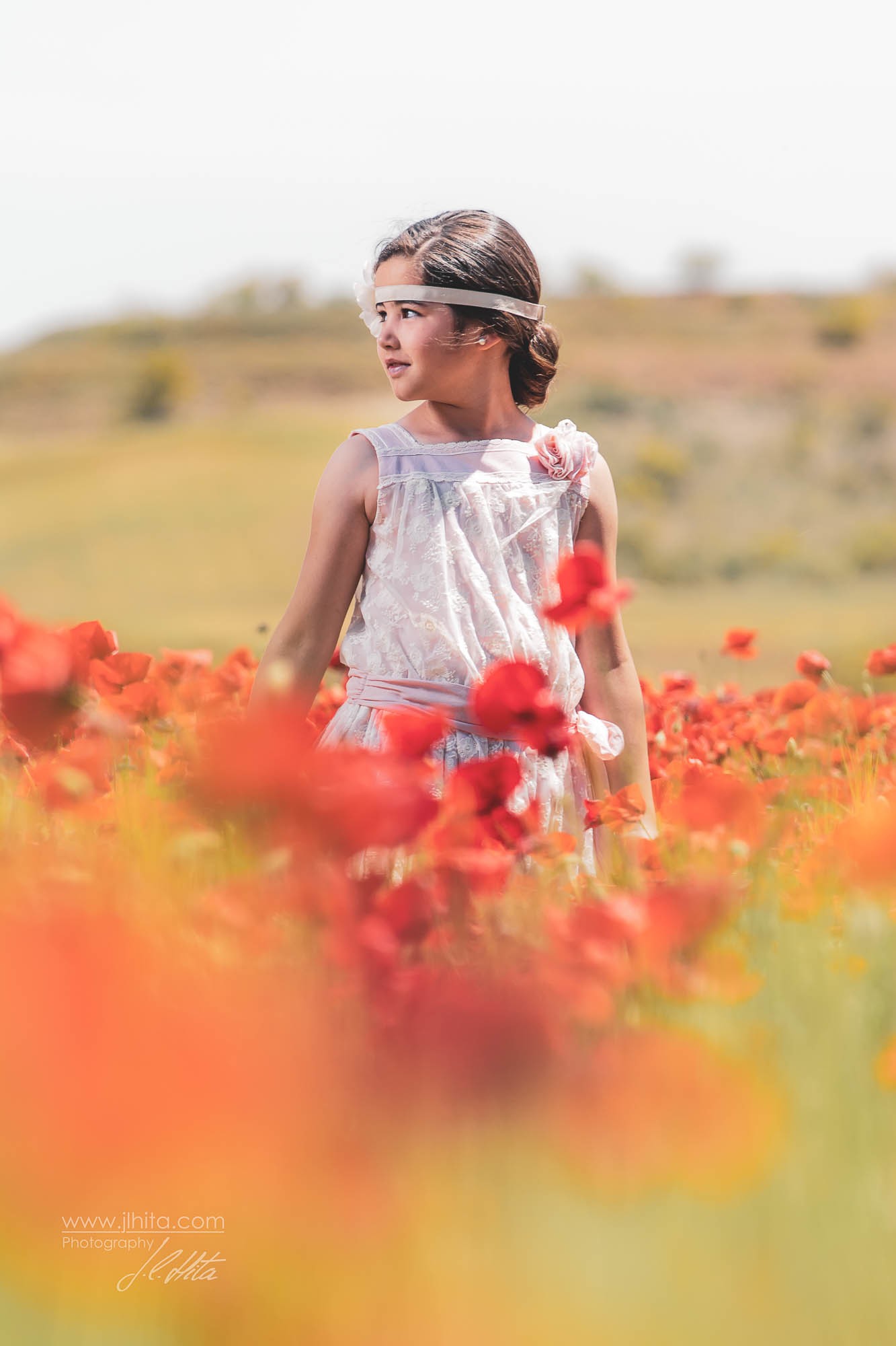 reportaje comunión exterior Carlota