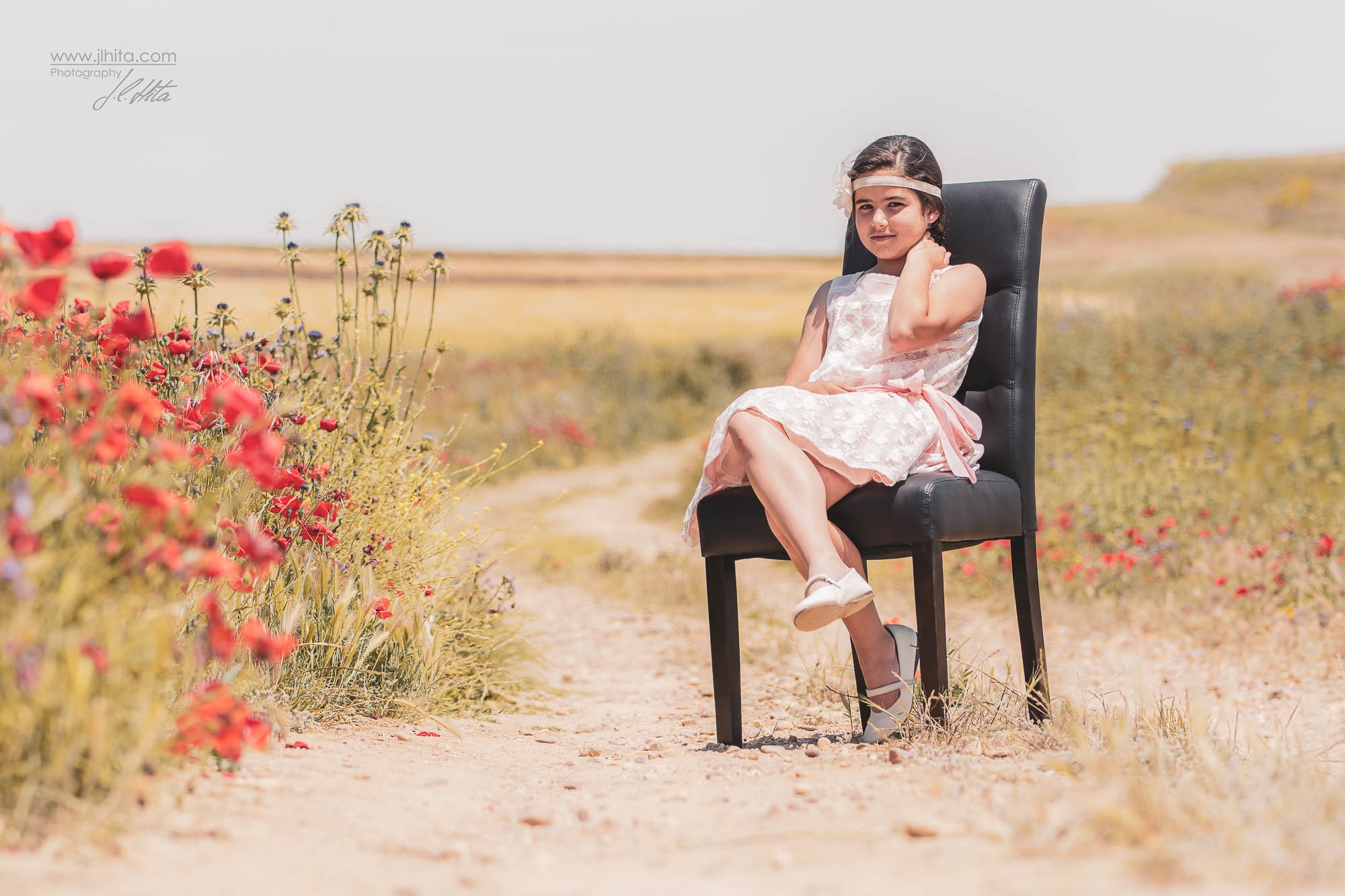 Sesión comunión en una silla