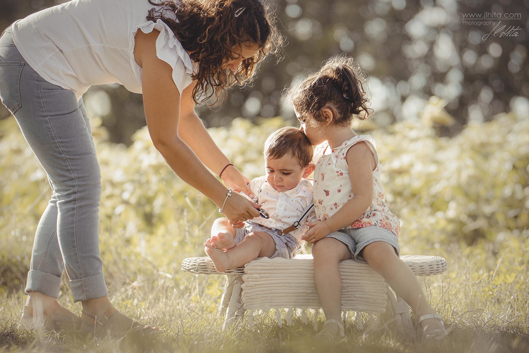 Mama Hijos sesión infantil