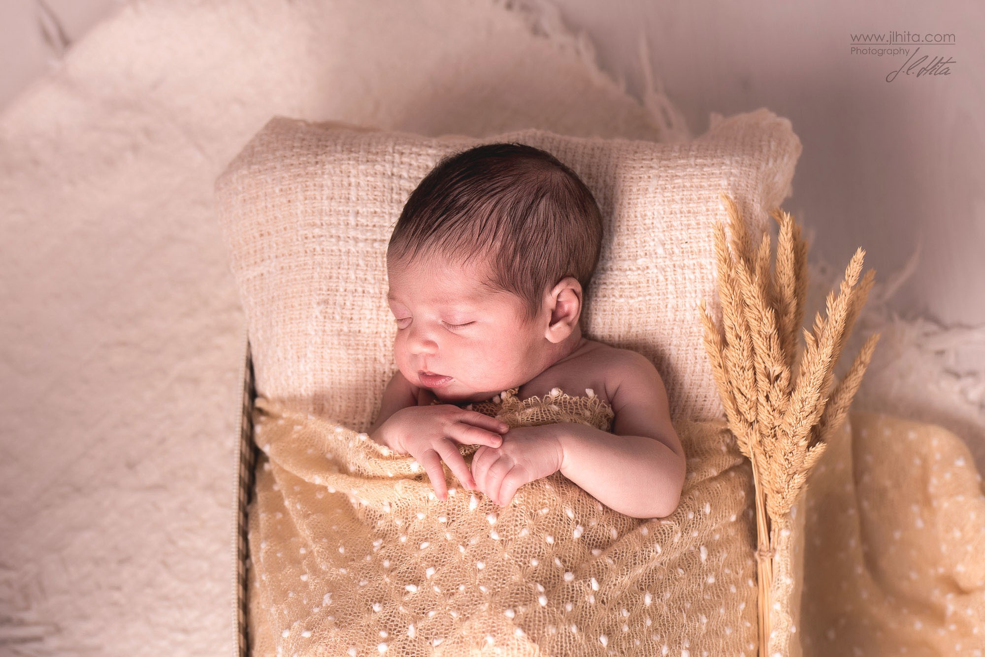 Recién Nacido ramo espigas