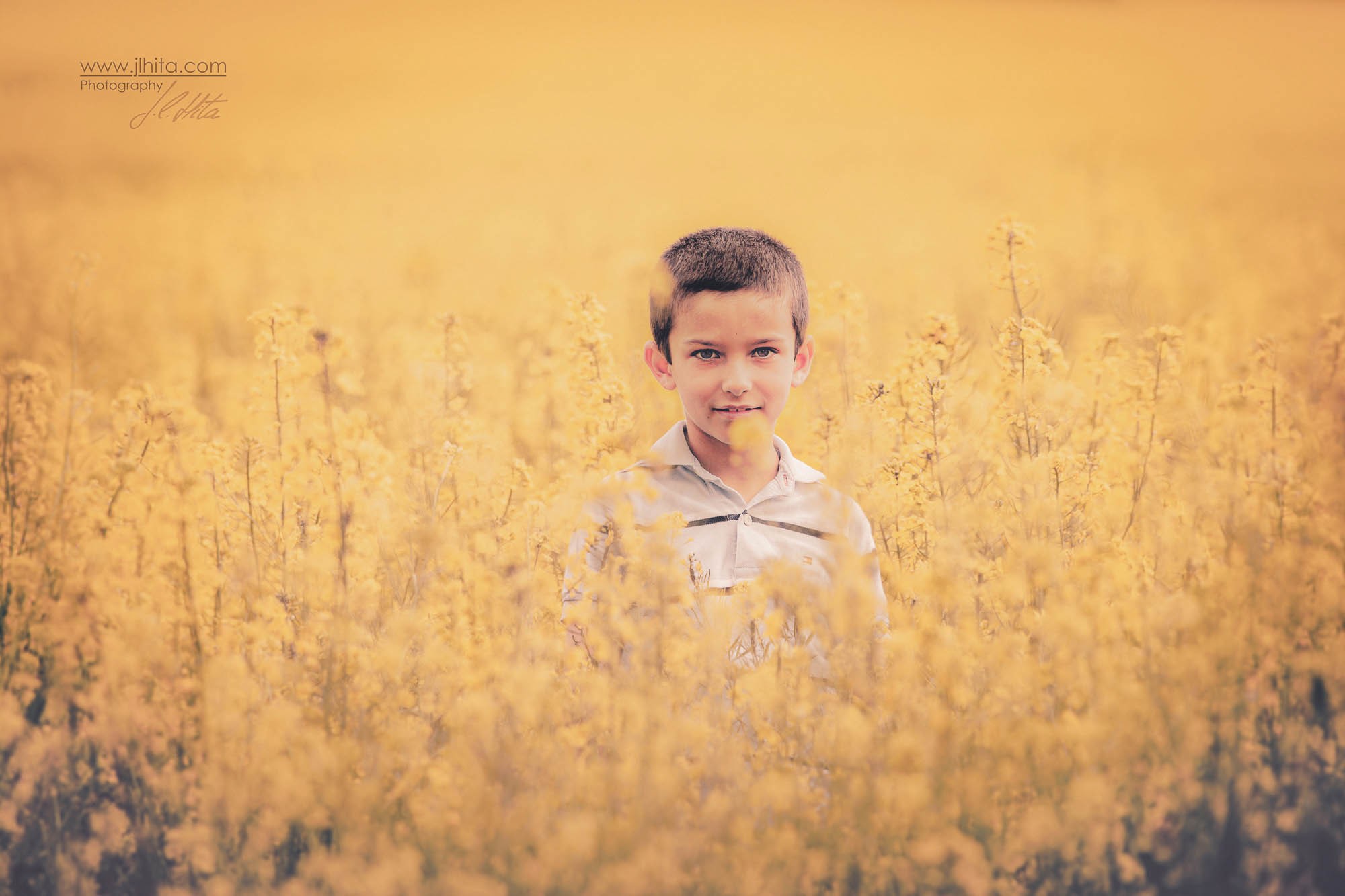 Sesión Infantil flores amarillas