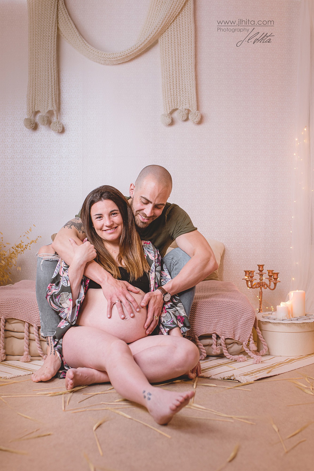 Sesión embarazo Izaskun en pareja