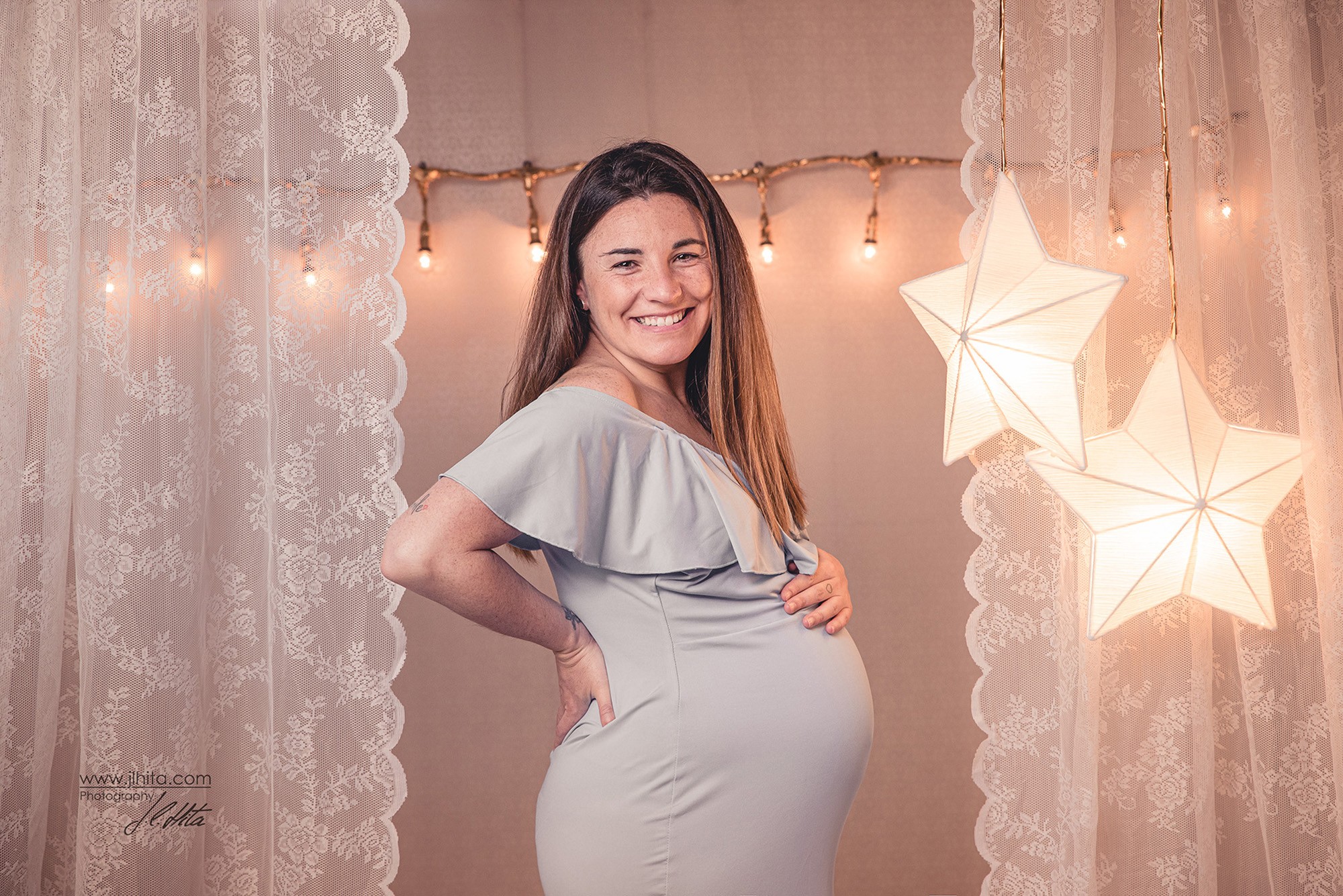 Sesión embarazo Izaskun estrellas