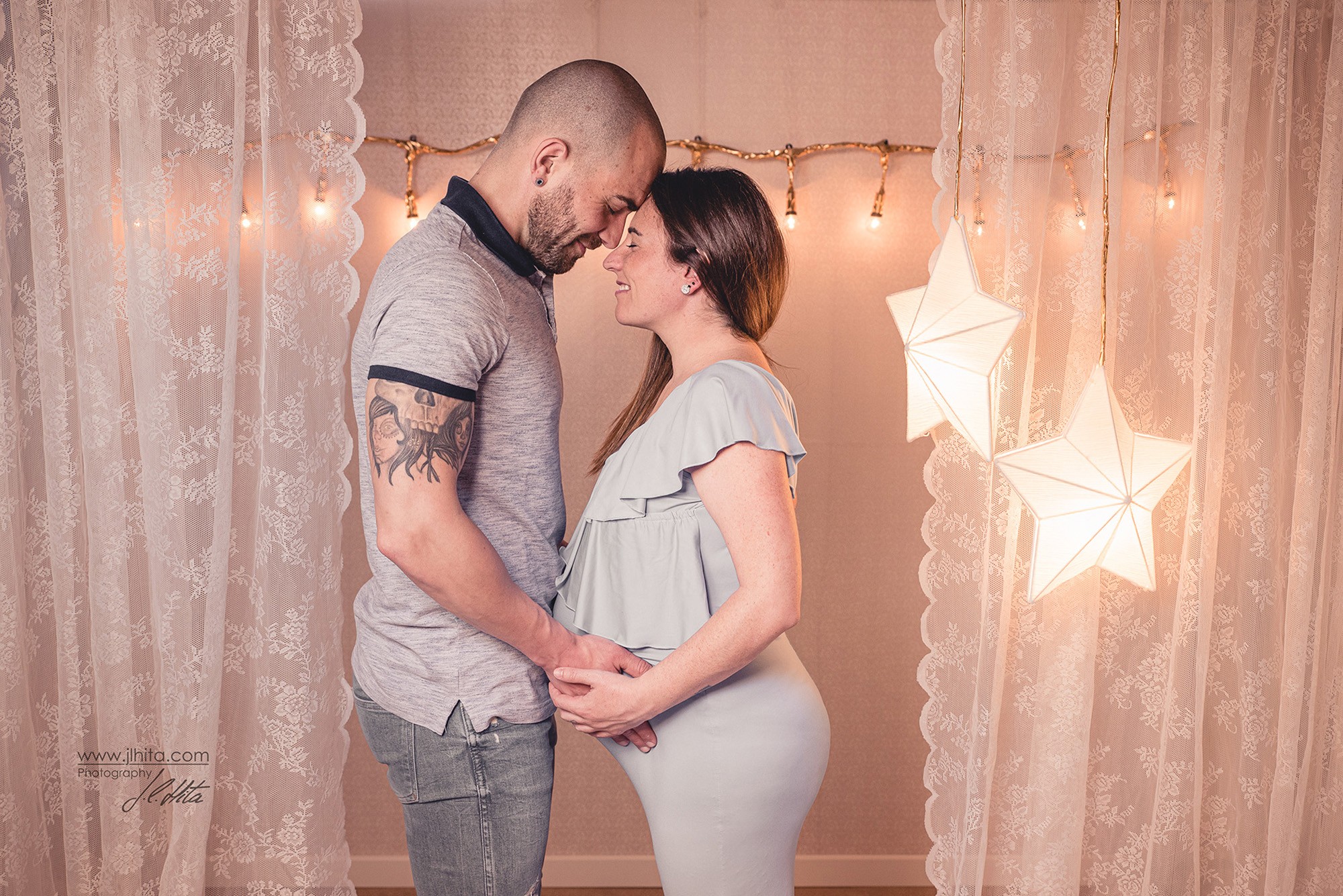 Sesión embarazo Izaskun y Carlos estrellas